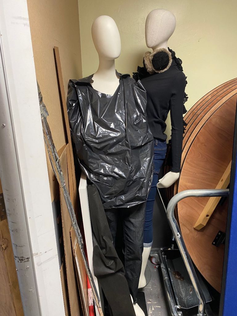 Pair of Mannequins – White, Good Condition