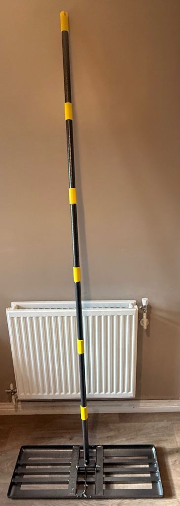 New Metal 6ft Lawn Levelling Rake - Garden Tool