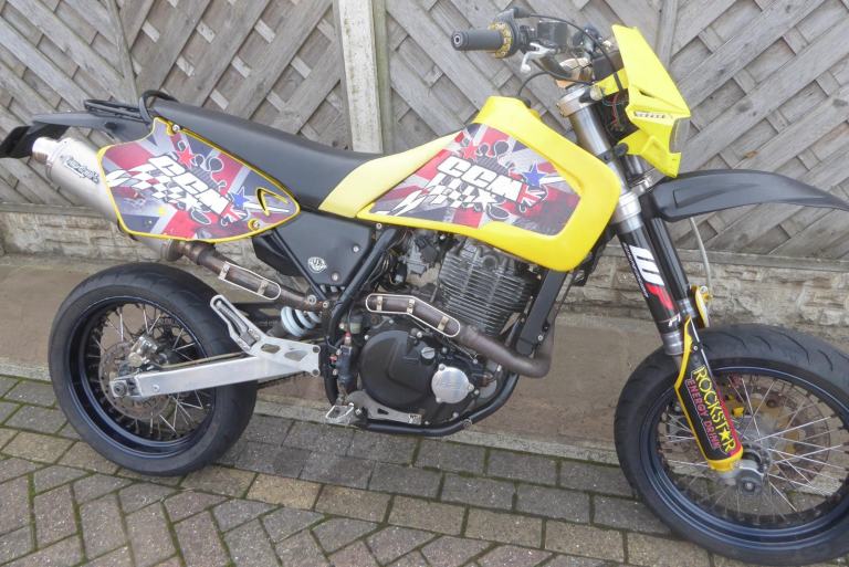 CCM 644 SUPER MOTO 02 REG LEXTEK CAN RUNS RIDES WELL NEEDS A FEW JOBS