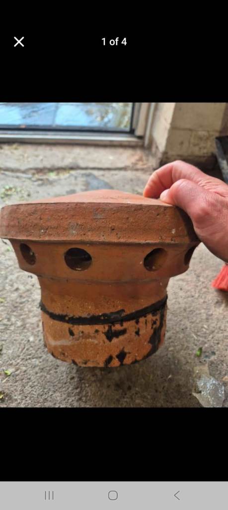 Reclaimed terracotta cowl top