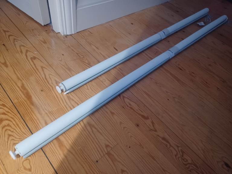 2 Rollerblinds Silver Grey New Unused