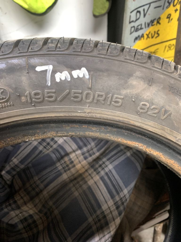 195/50 x15 nankang tyre 7mm