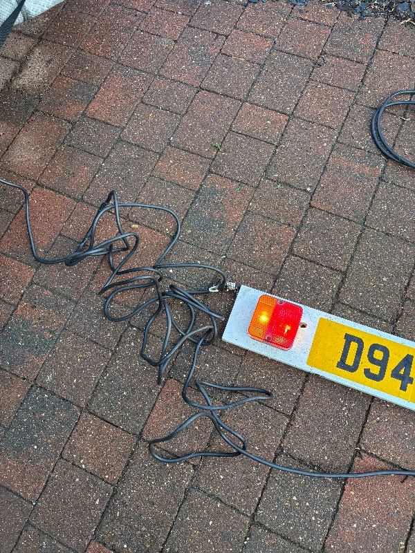 Trailer lightning board 