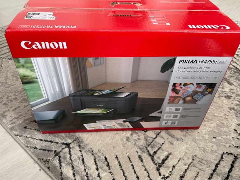 Canon black pixma tr4755i printer 4 in 1
