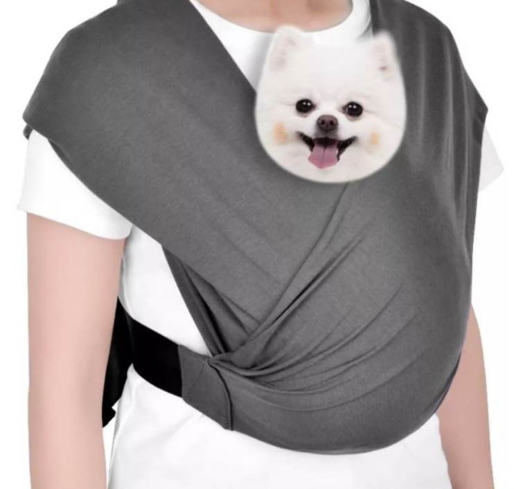 CUBY Swaddle Dog Sling Carrier – Small Dogs