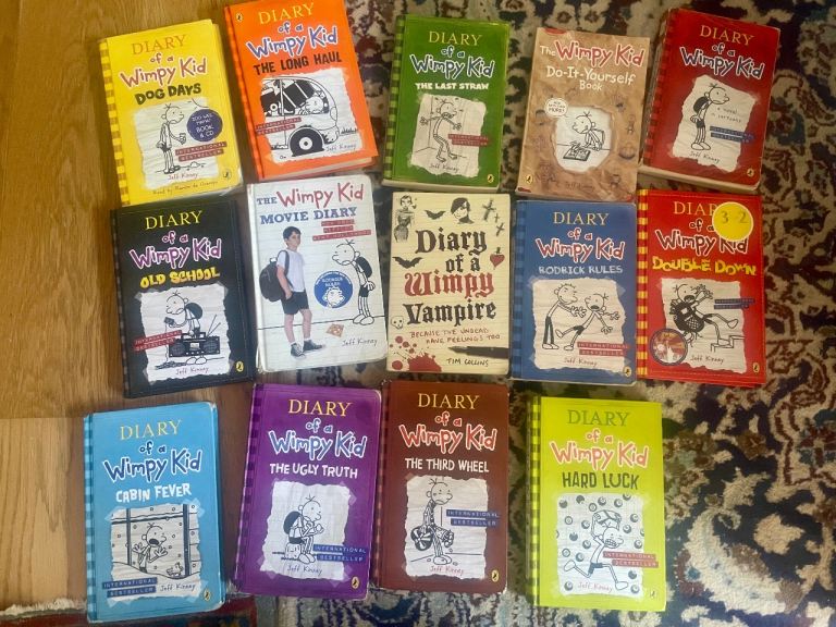 The diary of the wimpy kid books collection