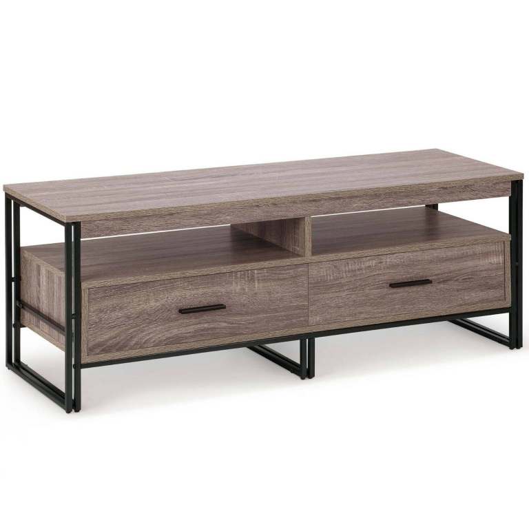 Awaiting collection - Wood effect tv unit and coffee table - free for uplift