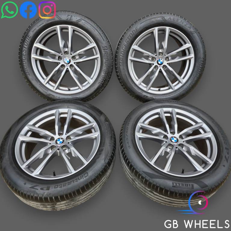 Genuine BMW X3 Style 698M 19" Alloy Wheels 8746987 MSport G01 G02