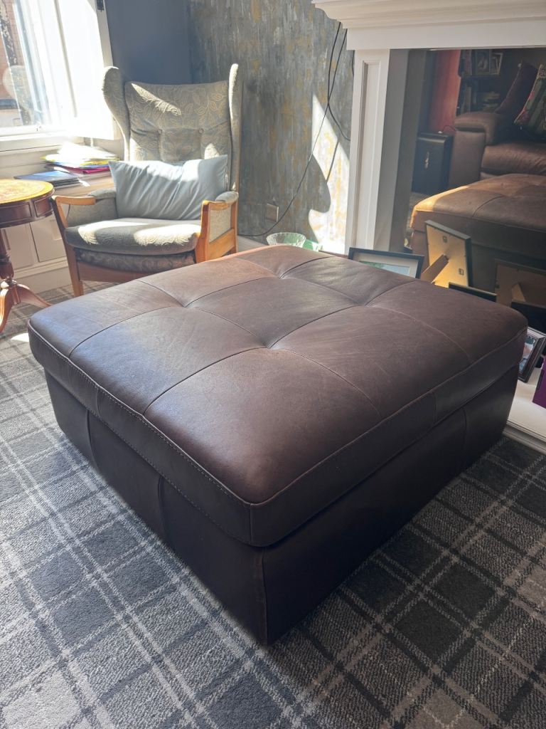 Ottoman footstool with storage