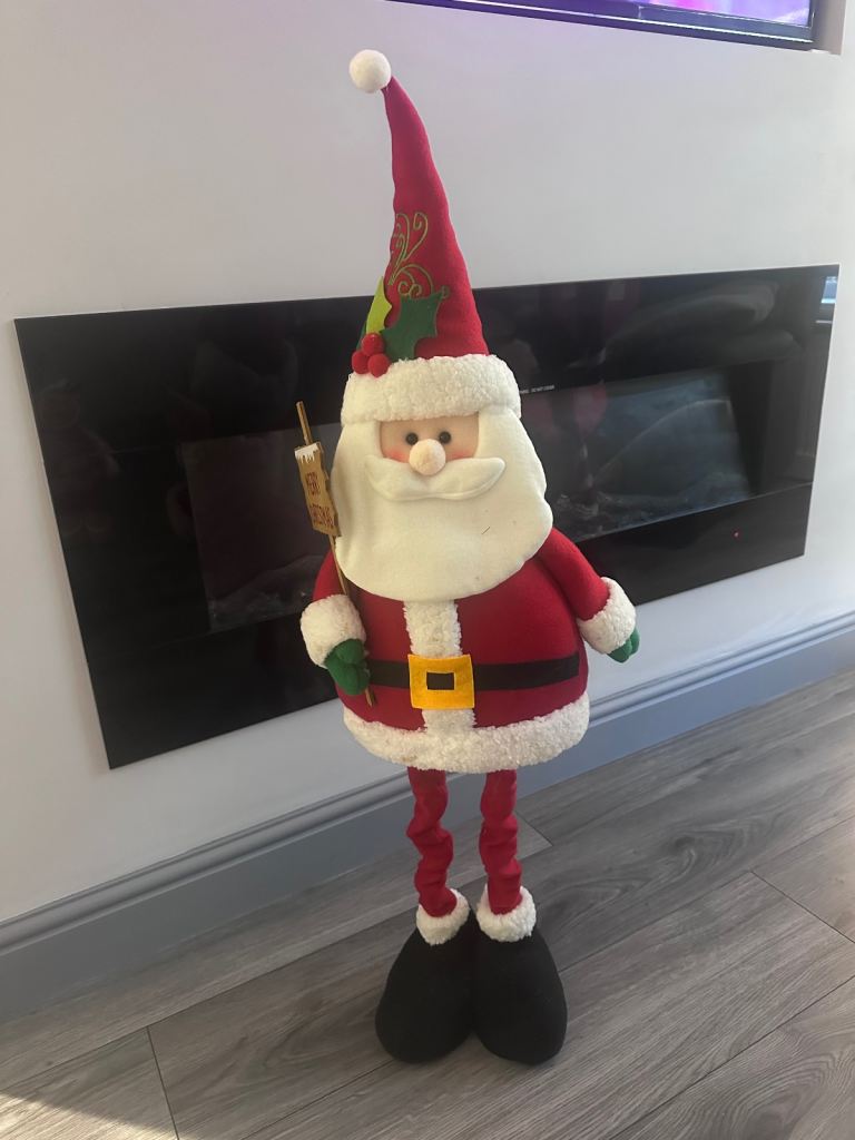 Christmas Santa and Gnome Decorations - As Good As New