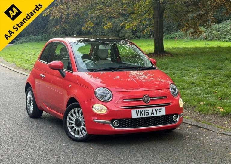 2016 Fiat 500 1.2 Lounge Hatchback 3dr Petrol Manual Euro 6 (s/s) (69 bhp) Hatchback Petrol Manual