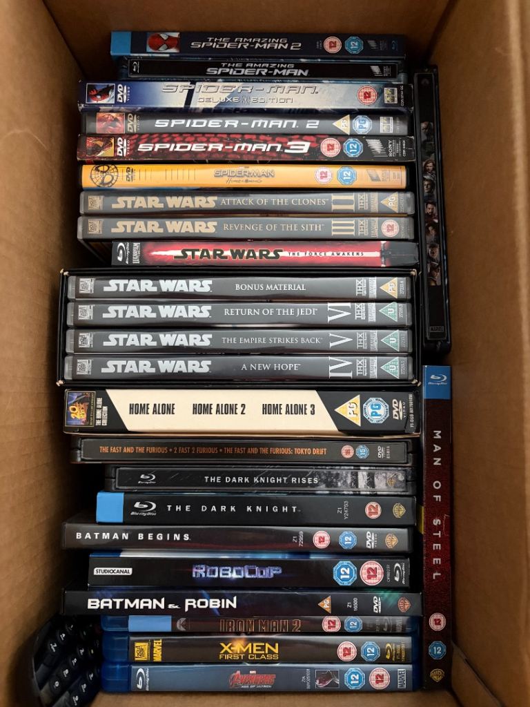 Star Wars & Batman DVDS x 23