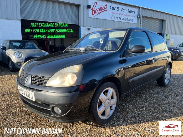 2003 Renault Clio 1.5 dCi 80 Dynamique 3dr HATCHBACK Diesel Manual