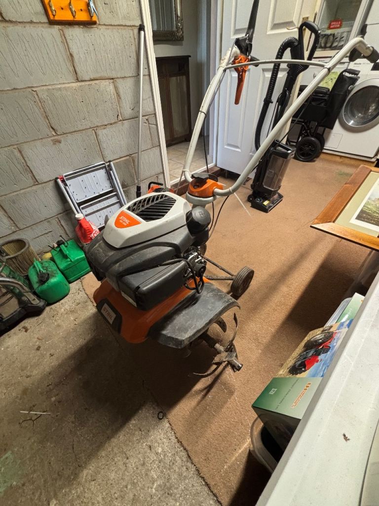 Stihl petrol rotavator/tiller