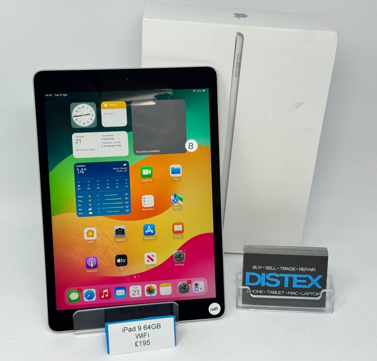 Apple iPad 9 64GB WiFi Silver Boxed | WARRANTY