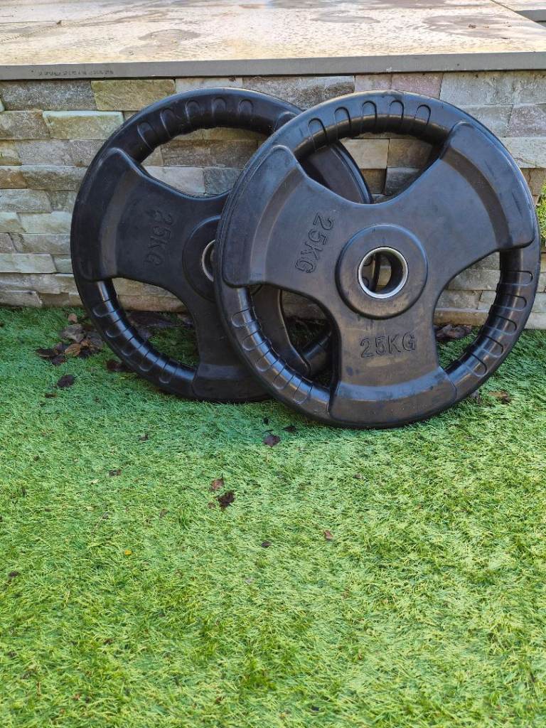 Weight plates and bars for sale