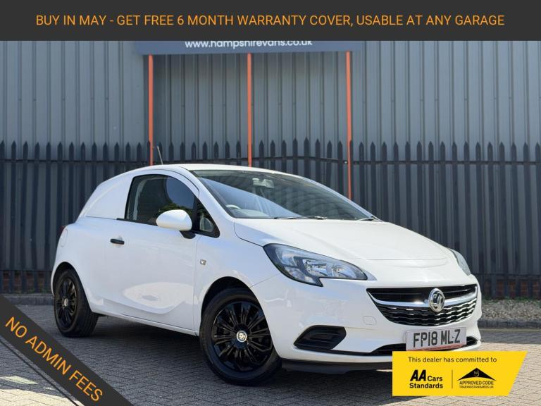 2018 Vauxhall Corsa Van 1.3 CDTi ecoFLEX Car Derived Van 3dr Diesel Manual FWD L1 H1 (s/s) Start/...
