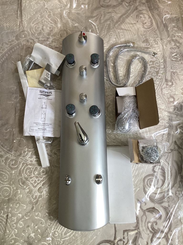  Brand new in box Sirrus integrated shower system shower tower can post 