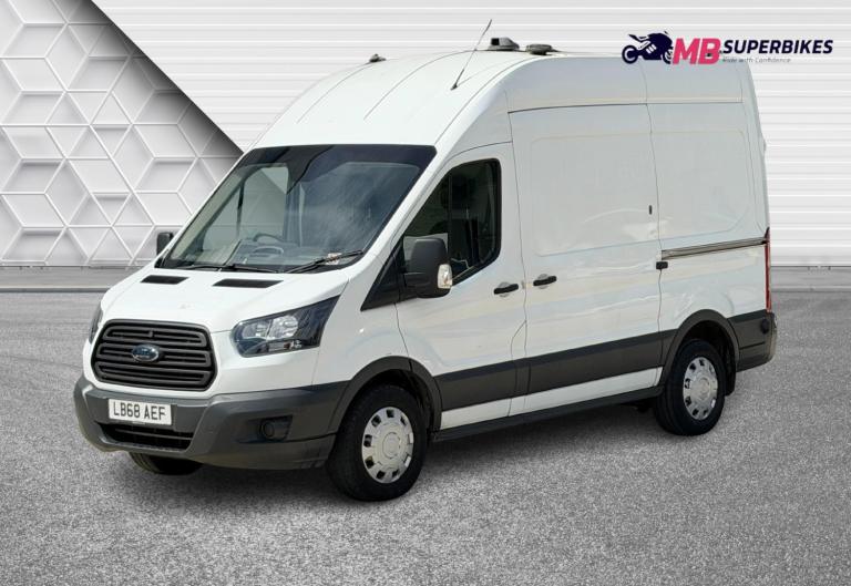 FORD TRANSIT 2.0 TDCI 2019 (68) MWB HIGH ROOF PANEL VAN + 1 OWNER + FULL S/HIST