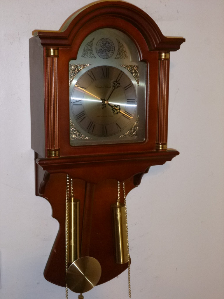 Vintage London Clock Co Westminster Chime Quartz Wall Clock