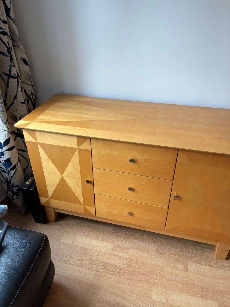 Wooden Sideboard with Drawers and Cupboards – Good Condition