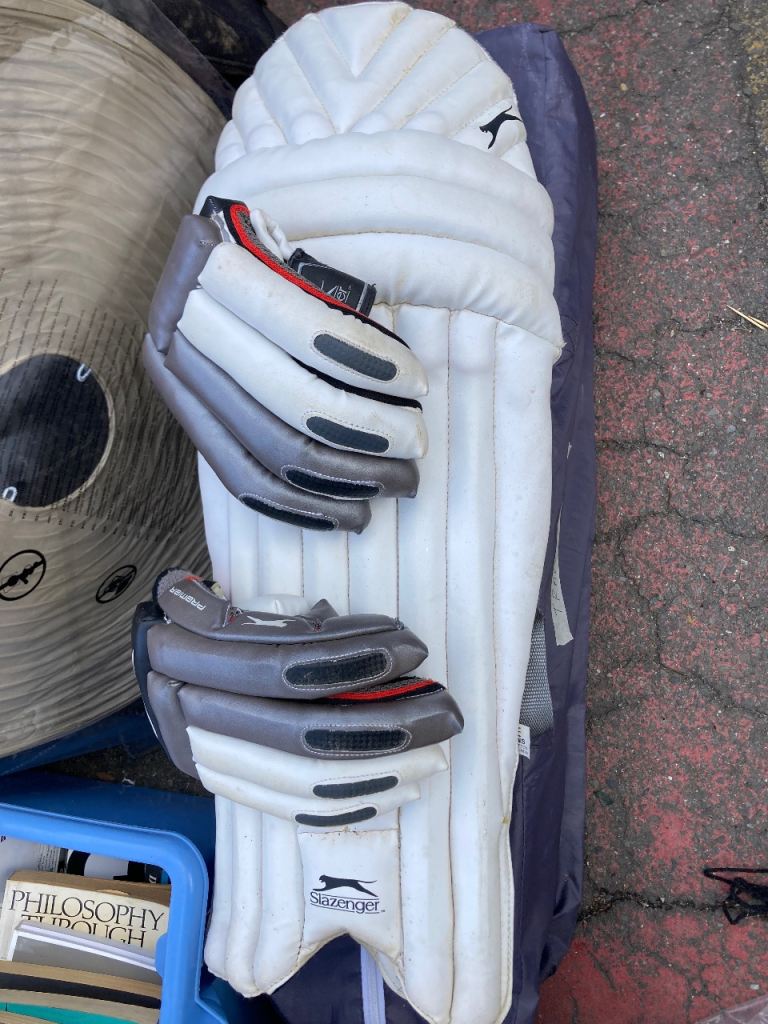 Slazenger pads (youth) and gloves (adult)