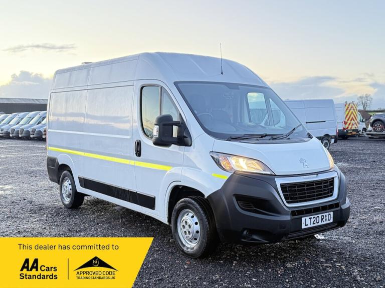 2020 Peugeot Boxer 2.2 BlueHDi H2 Professional Van 140ps PANEL VAN DIESEL Manual