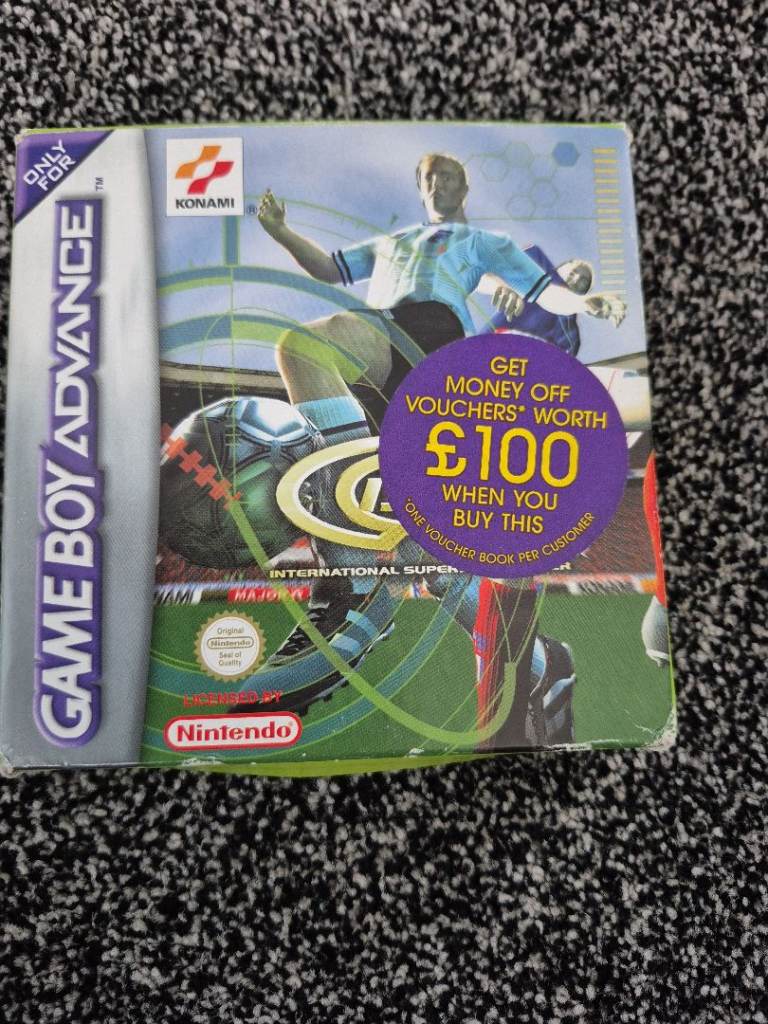International Superstar Soccer Gameboy Advance Game
