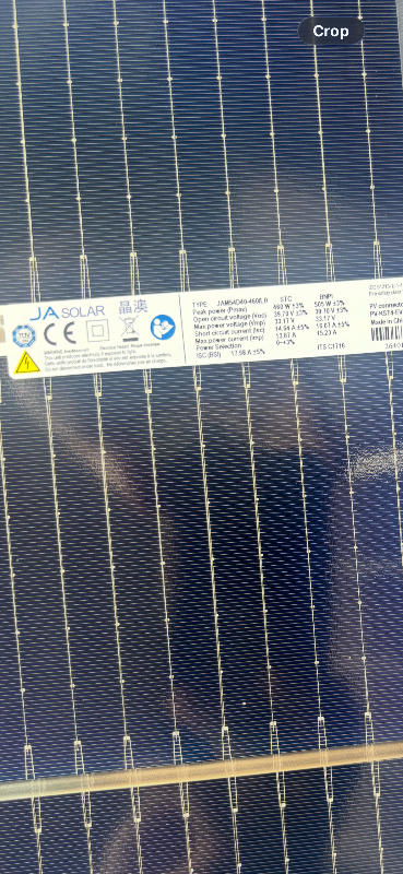 JA 460w Solar Panels