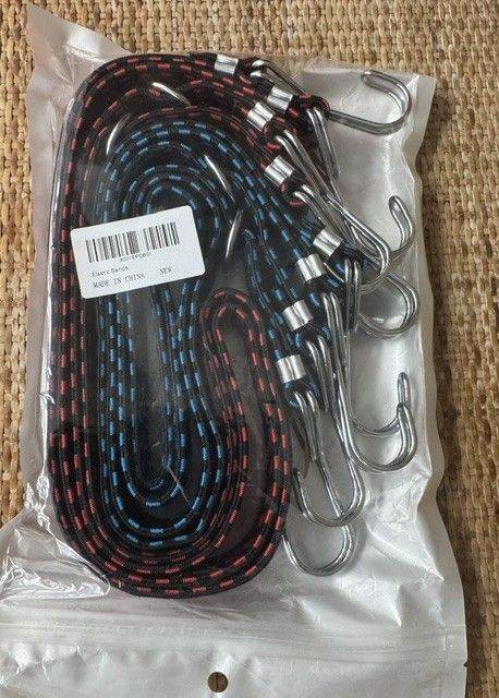 Bungee Cords with Hooks Heavy Duty Elastic Luggage Straps 