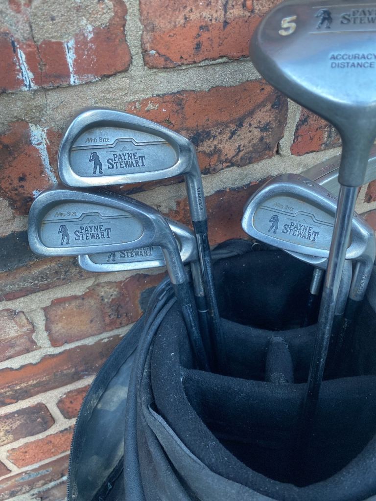 Payne Stewart Golf Clubs Set with Bag – Good Condition