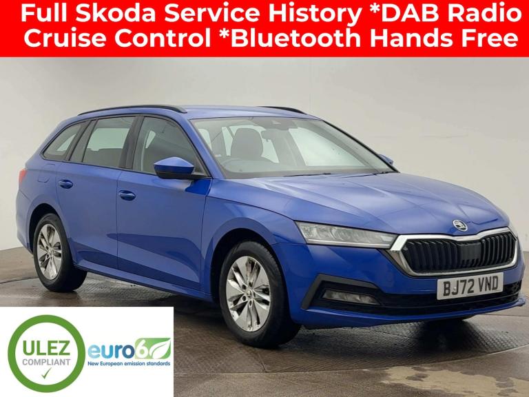 2022 Skoda Octavia 1.5TSI SE 5 DOOR PETROL ESTATE IN BLUE (EURO 6) ESTATE Petrol Manual