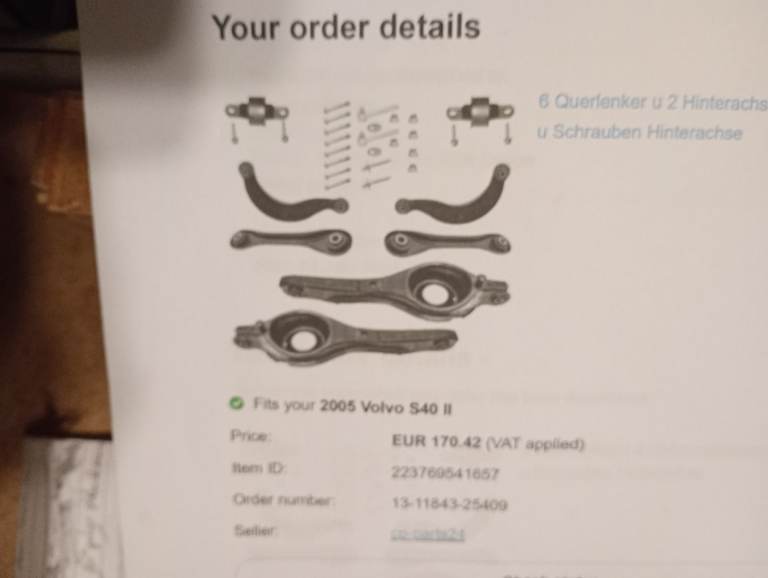 Volvo/Ford rear suspension 