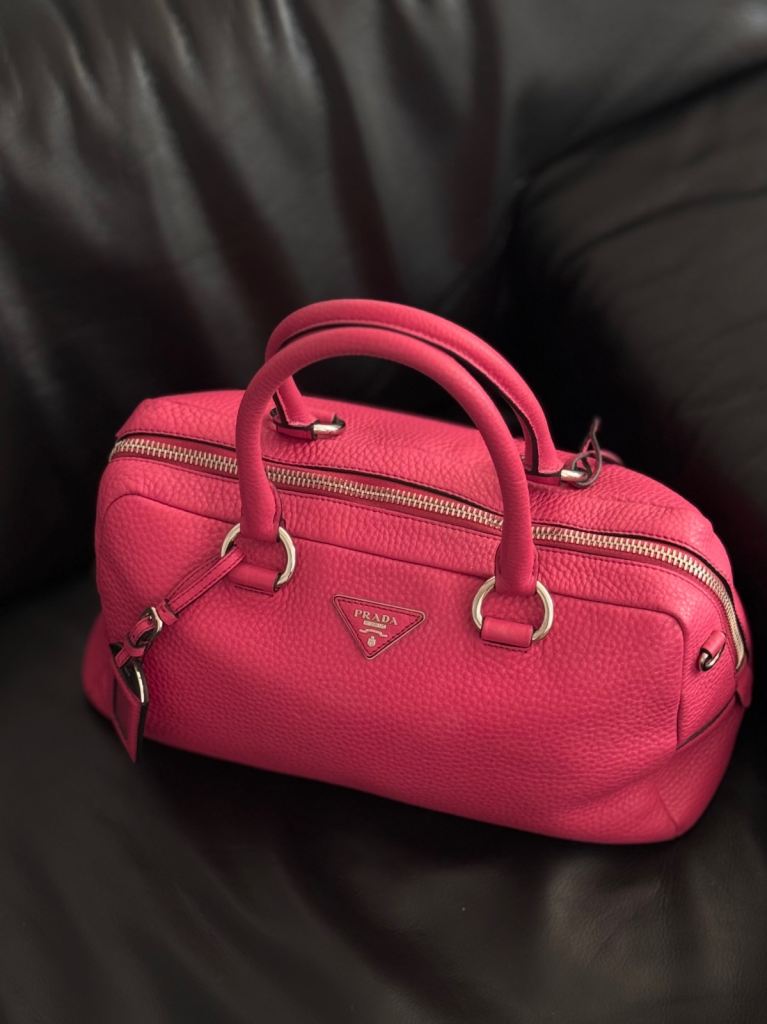 Prada Vitello Daino Bauletto Bag