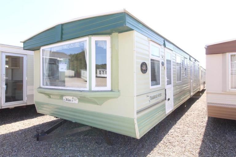 Static Caravan Mobile Home Atlas Oakwood 36x12ft 2 Beds SC9414