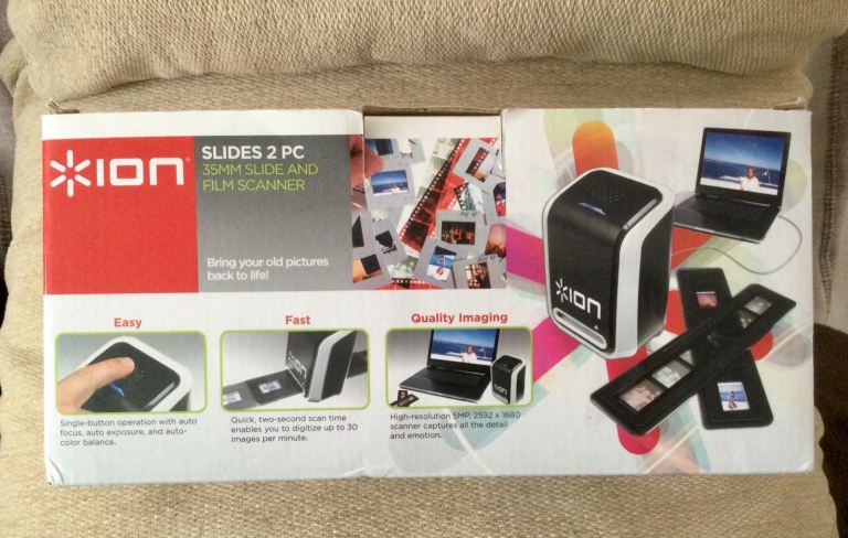 Ion slides to PC (35mm slides and film scanner)