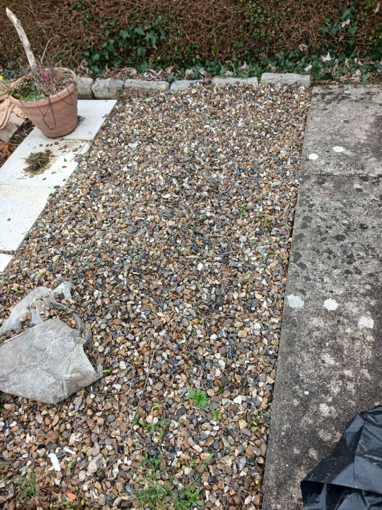 Garden gravel free