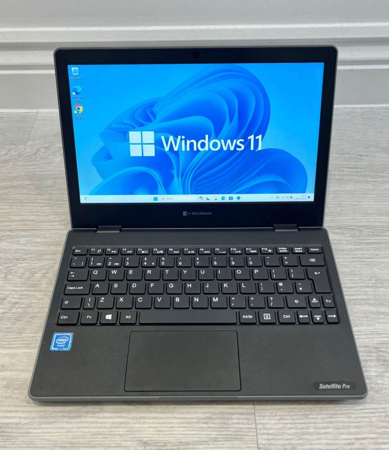 FAST SSD CHEAP DYNABOOK SATELLITE PRO  11.6” INTEL LAPTOP 4GB RAM 120GB SSD WIN 11 USB C