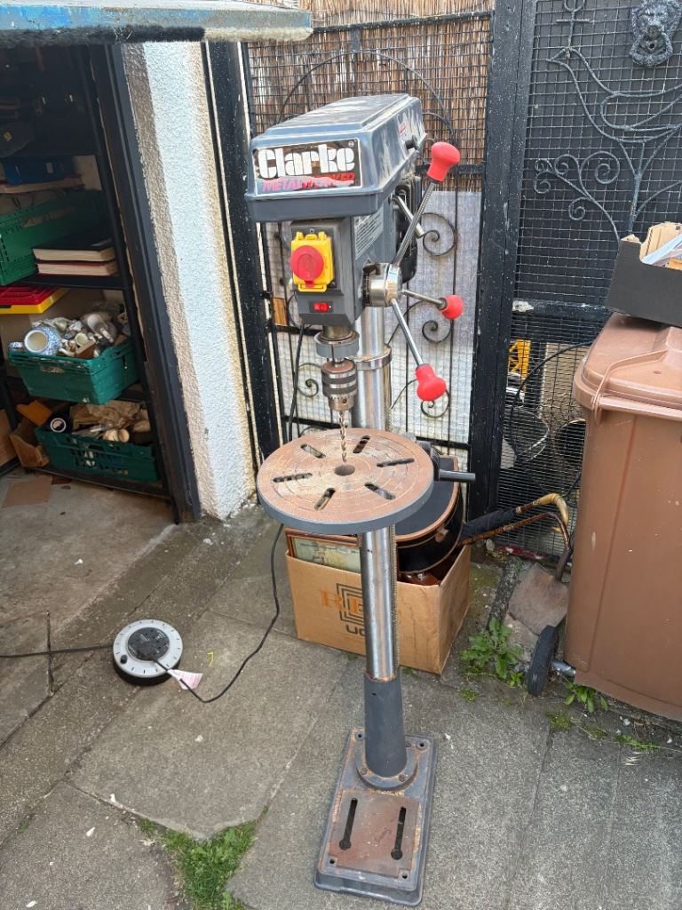 Clarke CDP351F Metalworker Pillar Drill Press 510W 12 Speed 160cm Working