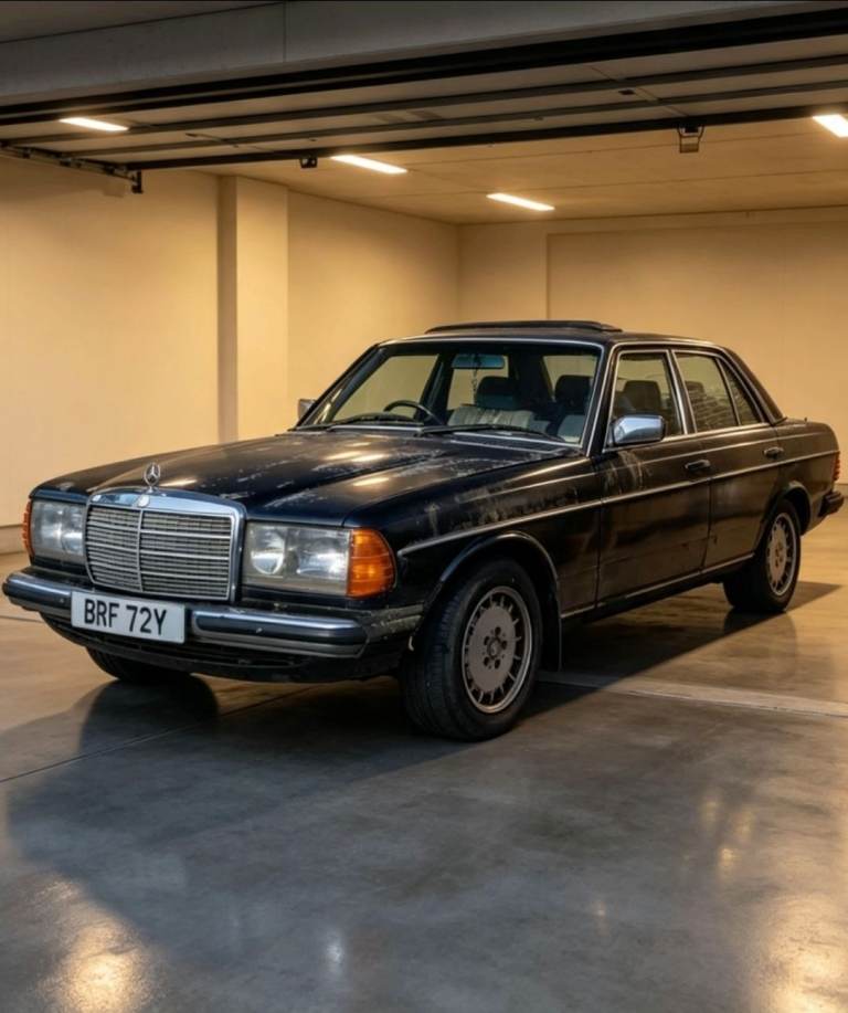 THE LEGENDARY 123 MERCEDES 230E FOR RESTORATION 