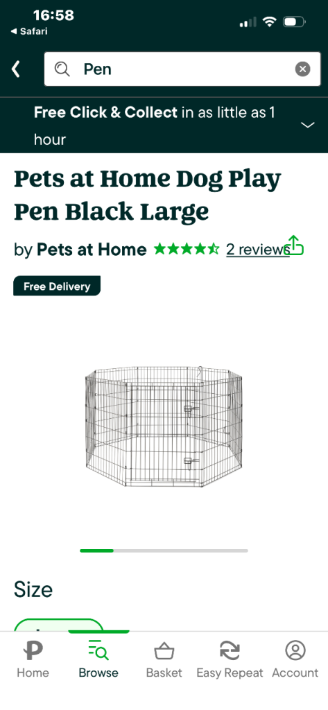 Large pet pen