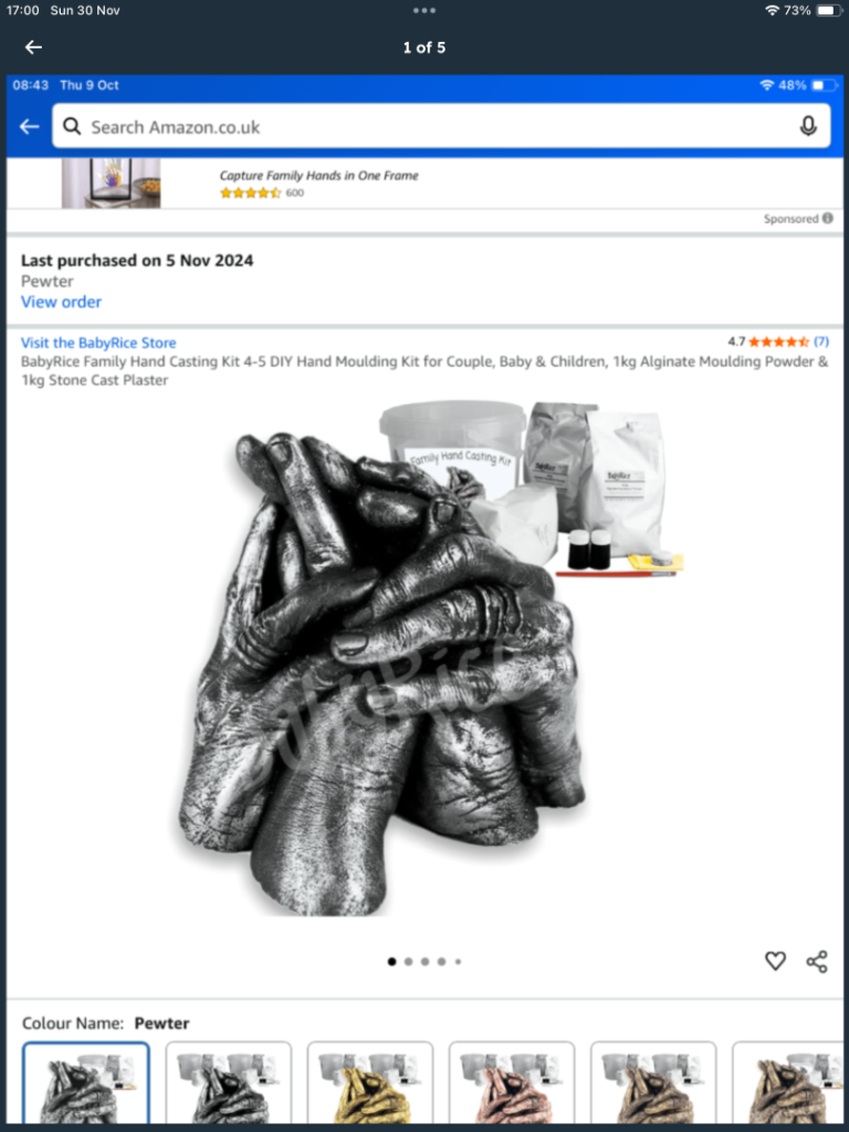 image for Family Hand Casting Set