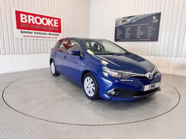 2018 Toyota Auris 1.8 Hybrid Icon Tech TSS 5dr CVT HATCHBACK PETROL/ELECTRIC Automatic