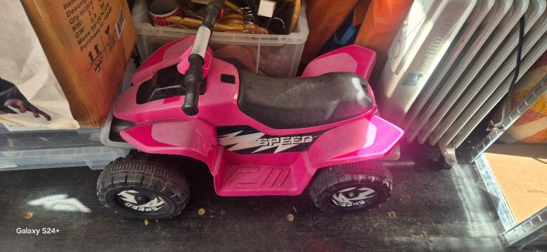 Pink Kids Electric Ride-On Quad Bike – Good Condition