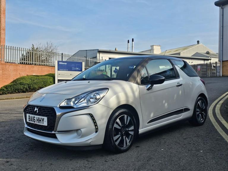2016 DS Automobiles DS 3 Citroen DS3 1.2 PureTech 82 Chic 3dr HATCHBACK Petrol Manual