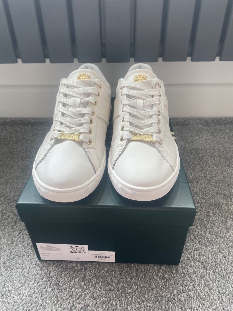 Holland Cooper Knightsbridge Court Trainer | White | Size 7