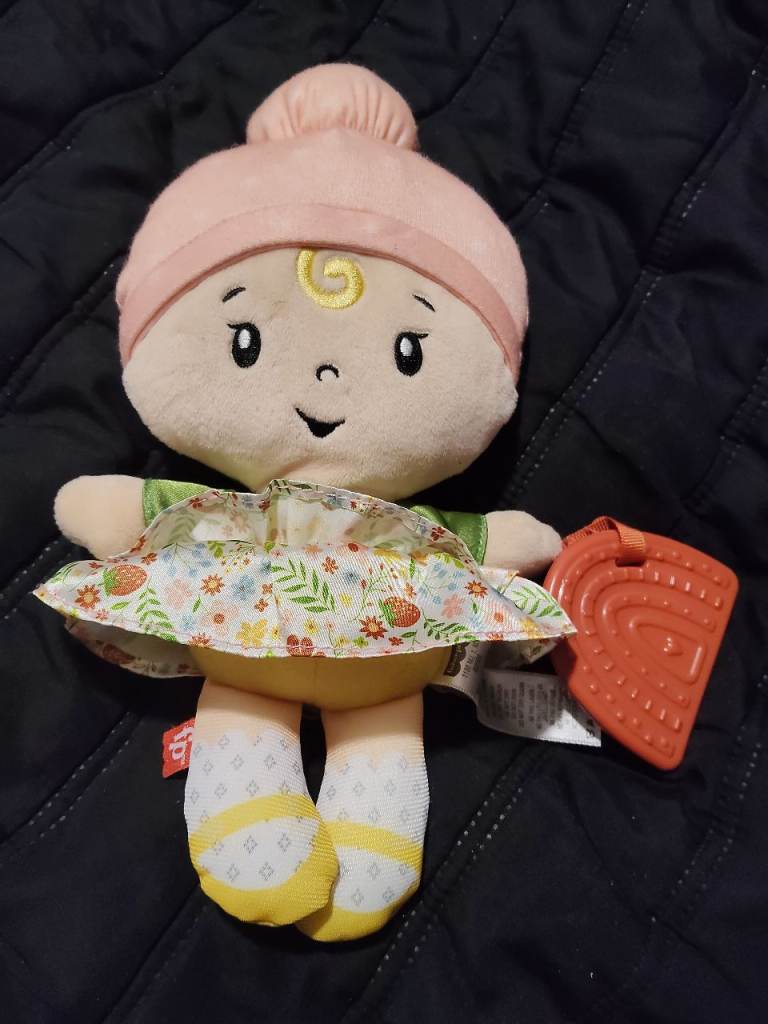 image for Fisher-Price Cuddle & Chime First Babydoll Infant Sensory Toy