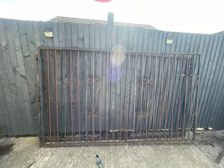 Large Wrought Double Driveway Gates 