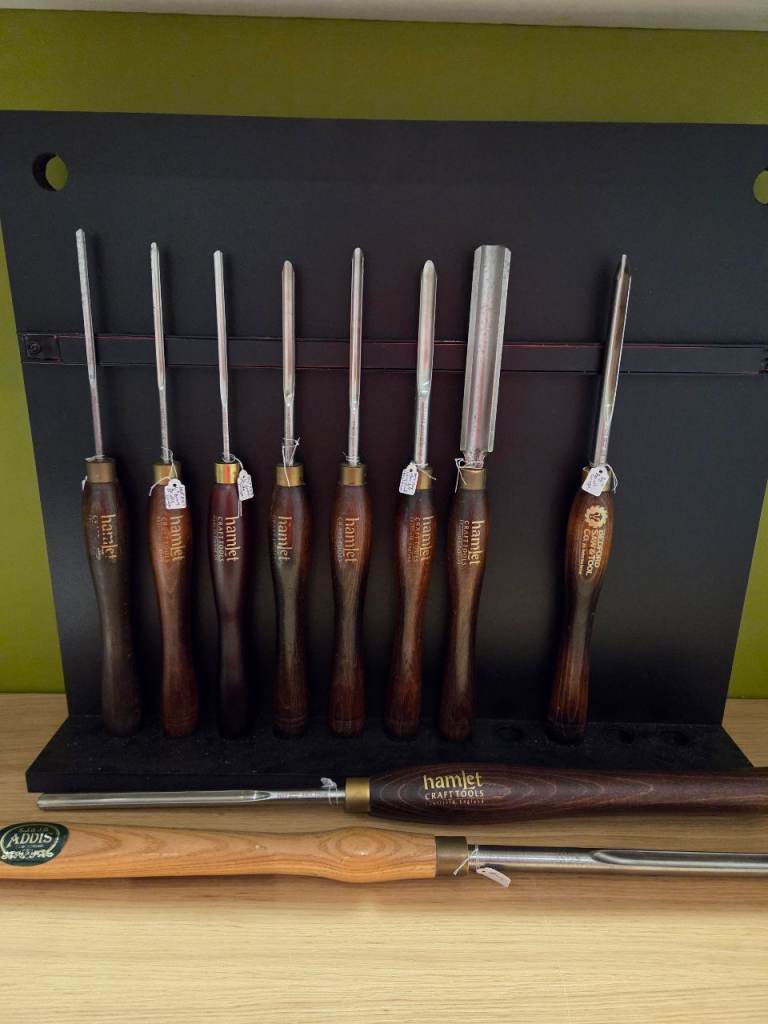 Wood turning lathe gouges Hamlet chisels chisel Bedford saw & Tool  Addis woodturning