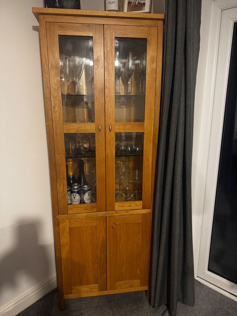 Solid oak cabinet 